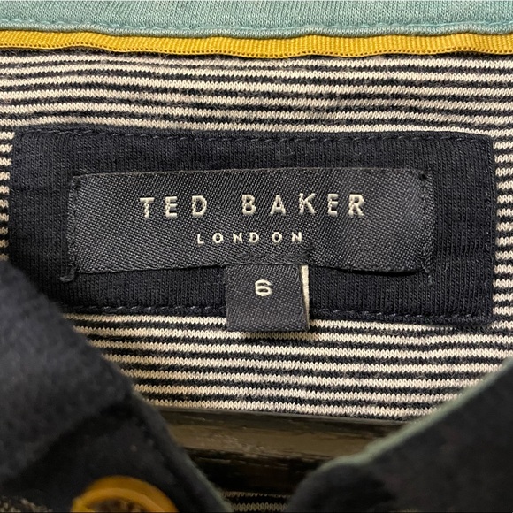 Ted Baker Floral Polo sz 6 - Picture 3 of 6